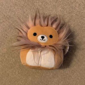 new with tags - 5" francis the lion squishmallow - valentines day edition